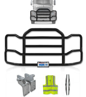 Grille Guard Large Black with Lights 2004-2017 Mack CX