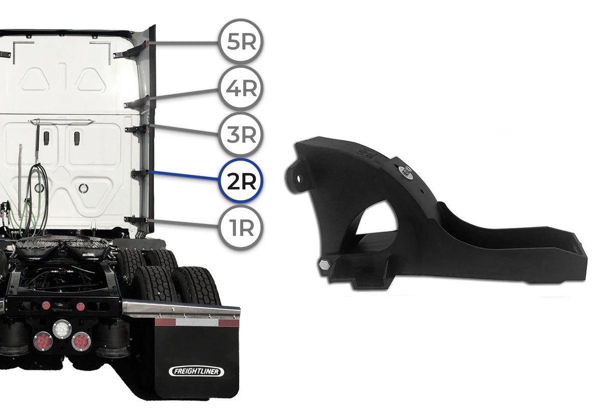 Fairing Mounting Bracket R2 Middle Passenger 2008-2017 Freightliner Cascadia 125 113