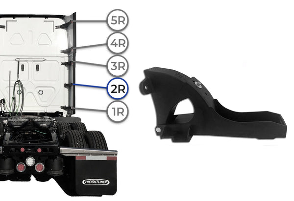 Fairing Mounting Bracket R2 Middle Passenger 2008-2017 Freightliner Cascadia 125 113