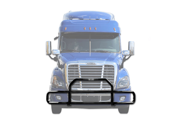 Front Grille Guard with Lights Black 2008-2017 Freightliner Cascadia 125 113