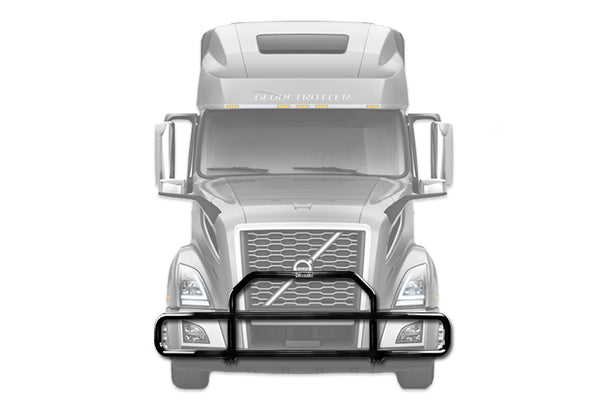 Grille Guard Front Black with Lights 2018+ Volvo VNL