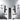 Top & Bottom Cabin Fairings w/ Stripes & Brackets Narrow Set 2008-2017 Freightliner Cascadia