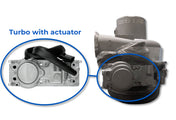 Turbo with actuator HE561V Turbocharger 4309076RX Cummins ISX Engine 2005-2013