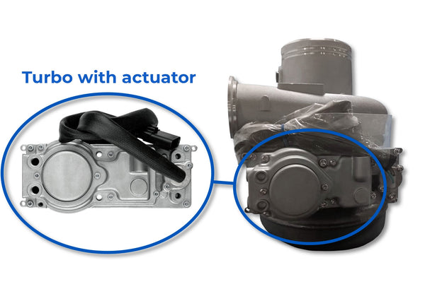 Turbo with actuator HE561V Turbocharger 4309077 Cummins ISX Holset Engine