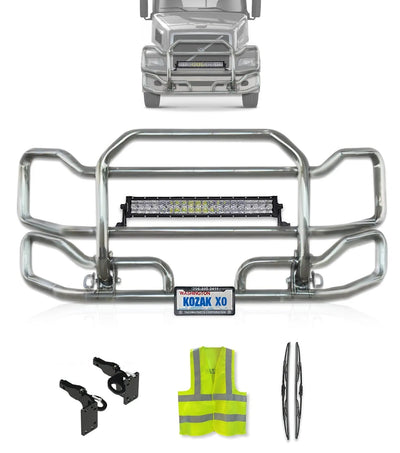Front Grille Guard Large Chrome 1999-2003 Volvo VNL