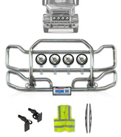 Front Grille Guard Large Chrome 1999-2003 Volvo VNL