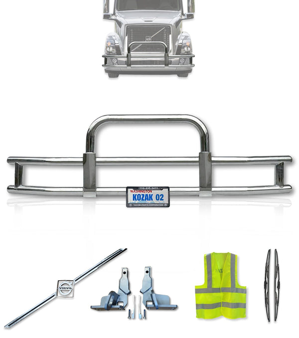 Front Grille Guard Square 2004-2017 Volvo VNL