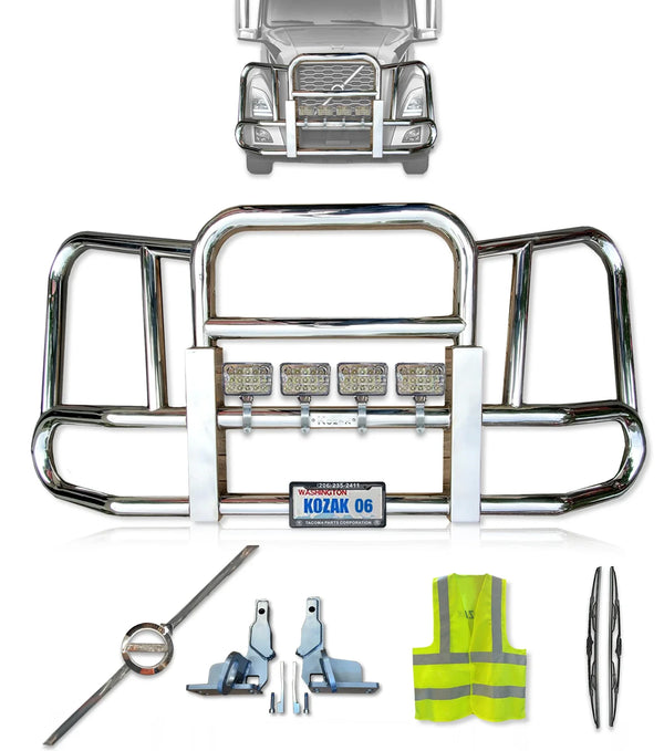 Front Grille Guard Chrome 2018+ Volvo VNL