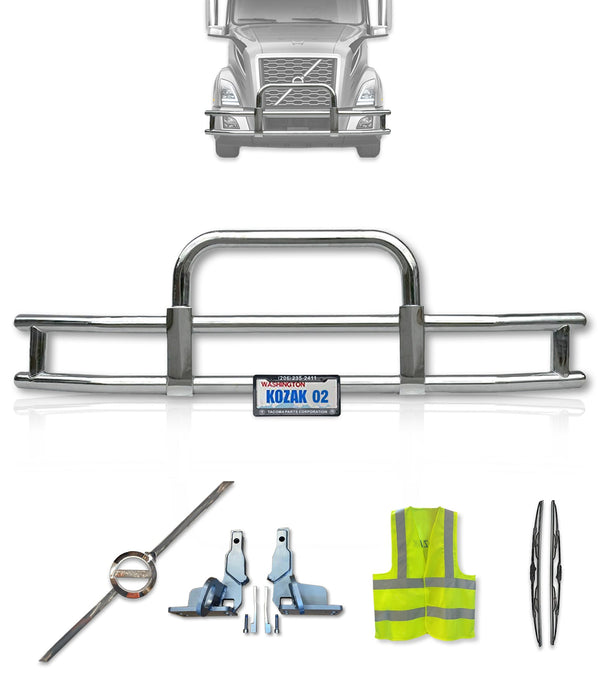 Front Grille Guard Square 2018+ Volvo VNL