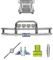 Front Grille Guard Square 2018+ Volvo VNL
