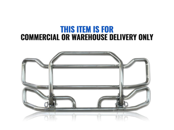Front Grille Guard Large Chrome 2004+ Mack CH Set-Back