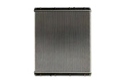 KOZAK Replacement Radiator (A0524936002) for Freightliner Cascadia 2008-2013; Century, Columbia 2008-2011; PLUS Logo, 2x22" Windshield Wipers, License Plate Frame, 2x Trailer Tail Lights and Vest