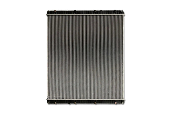 KOZAK Replacement Radiator (A0524936002) for Freightliner Cascadia 2008-2013; Century, Columbia 2008-2011; PLUS Logo, 2x22" Windshield Wipers, License Plate Frame, 2x Trailer Tail Lights and Vest