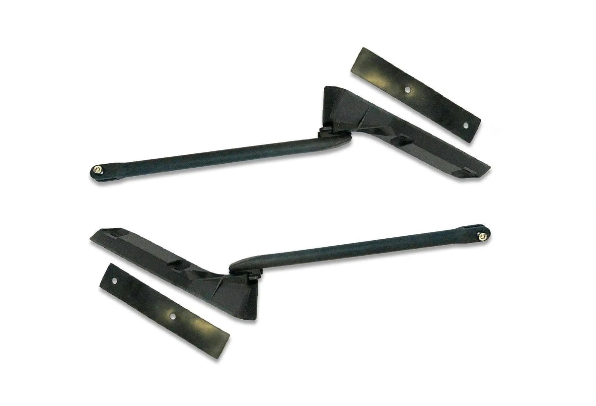 Volvo VNL Truck Door Mirror Chrome Power Heated with Arm Driver Left and Passenger Right Side with Volvo Logo, 2x 22" Windshield wipers, KOZAK Vest and Arm bracket set