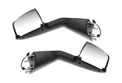 Chrome Hood Heated Mirror Aftermarket Replacement Pair Right and Left Side compatible with Volvo VNL 2018+ Semi Trucks PLUS Volvo Logo, 2x Wipers and KOZAK Reflective Vest