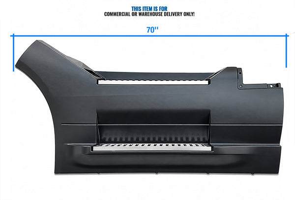70" Fairing Panel Front w/ Steps Driver 2018+ Volvo VNL