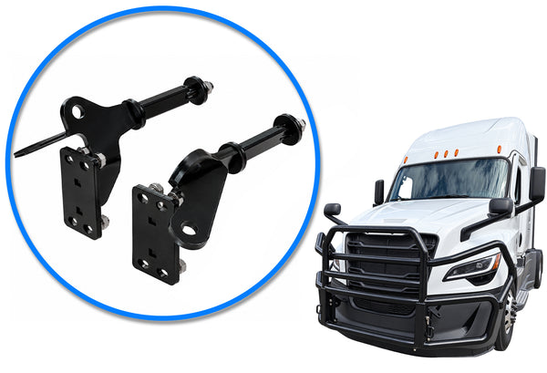 Deer Guard Mounting Brackets Set for Plastic Bumper 2026+ Freightliner Cascadia
