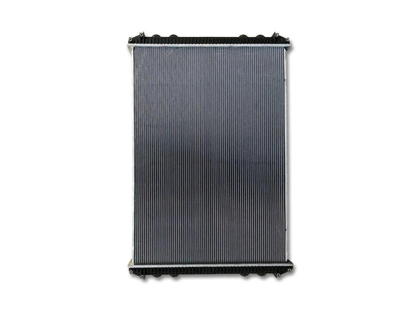 KOZAK Radiator (BHTU3692001) for Freightliner Century 2004-2007 Columbia 2003-2007 Series & others (check in description) PLUS Logo, Wipers, License Plate Frame, 2x Trailer Tail Lights and Vest