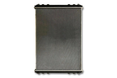 KOZAK Replacement Radiator (BHT93060) for Freightliner Century 2000-2004 Columbia 2000-2007 Coronado 2001-2004 PLUS Logo, Wipers, License Plate Frame, 2x Trailer Tail Lights and Vest