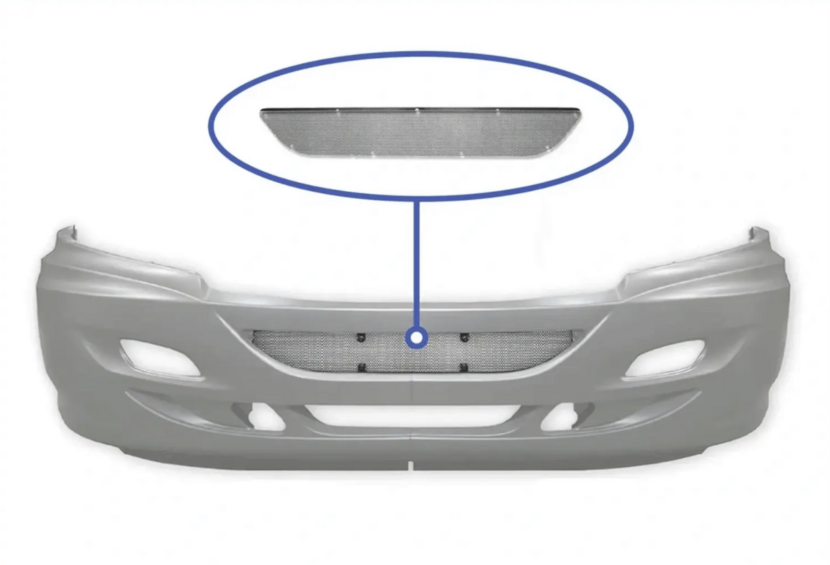 KOZAK Bumper Net Lower Grille Screen For International Prostar 2008+ Trucks PLUS Logo and Vest