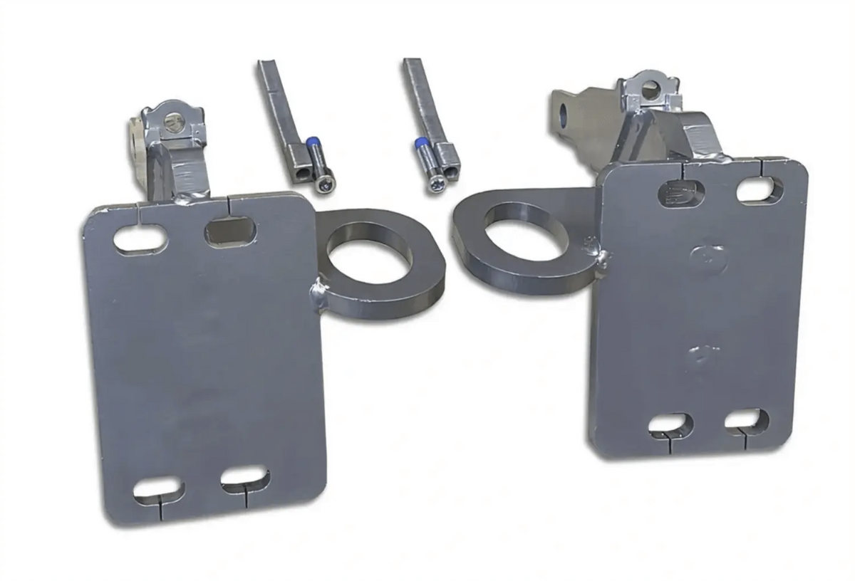 KOZAK Bumper Deer Moose Brush Guard Brackets Mounting Hardware Set compatible with EX-Guard Volvo VNL 2004-2024 - PLUS Kozak Vest