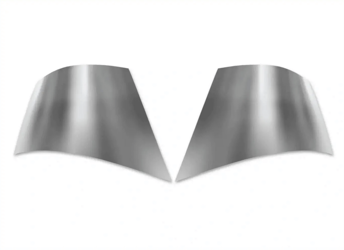KOZAK Bumper End Corner Chrome Trim (Left Driver and Right Passenger Side) for International Prostar 2008-2015 PLUS International Logo and KOZAK Vest