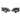 LED Fog Light Lamp Set with Halo Ring DLR Black Housing for Freightliner Cascadia 2018+ - Tacoma Parts Corporation