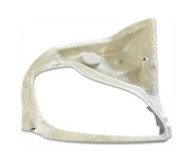 Corner Hood Frame Fender Headlight bezel Right Passenger Side Headlight Frame for Kenworth T680 PLUS logo, wipers and vest