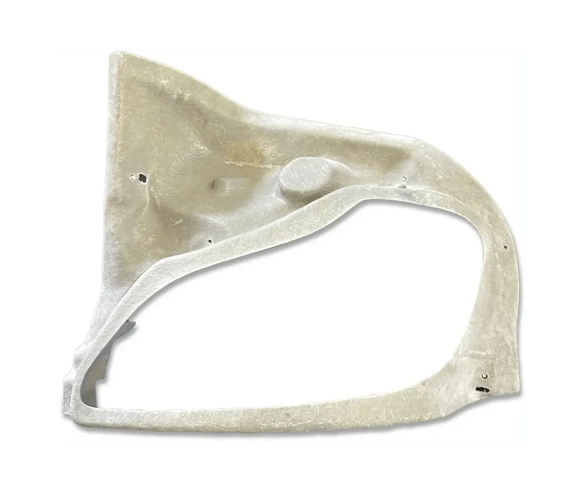 Corner Hood Frame Fender Headlight bezel Left Driver Side Headlight Frame for Kenworth T680 PLUS logo, wipers and vest