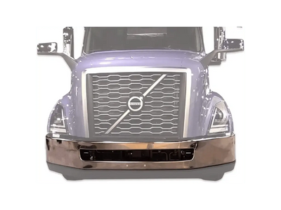 Kozak Aftermarket CLAD Bumper Without Fog Light Holes for Volvo VNL 2018+ - Tacoma Parts Corporation
