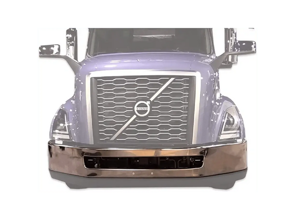 Kozak Aftermarket CLAD Bumper Without Fog Light Holes for Volvo VNL 2018+ - Tacoma Parts Corporation