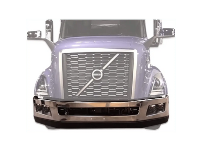 Kozak Aftermarket CLAD Bumper Without Fog Light Holes for Volvo VNL 2018+ - Tacoma Parts Corporation
