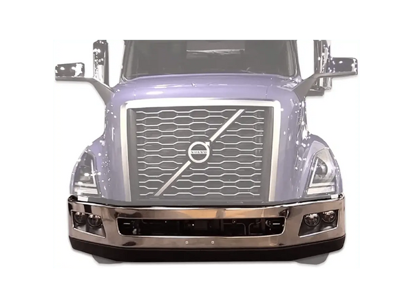 Kozak Aftermarket CLAD Bumper Without Fog Light Holes for Volvo VNL 2018+ - Tacoma Parts Corporation