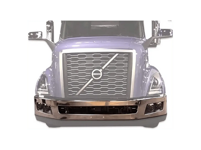 Kozak Aftermarket Chrome bumper with Fog Light Holes for Volvo VNL 2018+ - Tacoma Parts Corporation