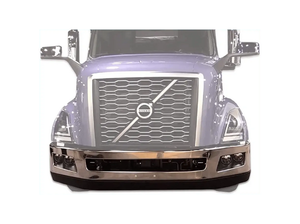 Kozak Aftermarket CLAD Bumper with Fog Light Holes for Volvo VNL 2018+ - Tacoma Parts Corporation