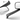 KOZAK Chrome Hood Mirror Aftermarket Replacement Right (Passenger Side) for Freightliner Cascadia 2018+ Semi Trucks PLUS Windshield Wipers, Freightliner Emblem, Frame License Plate and KOZAK Vest