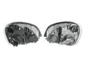 Kozak Black Projector LED Headlight Pair Set For Freightliner Cascadia 2008-2017 - Tacoma Parts Corporation