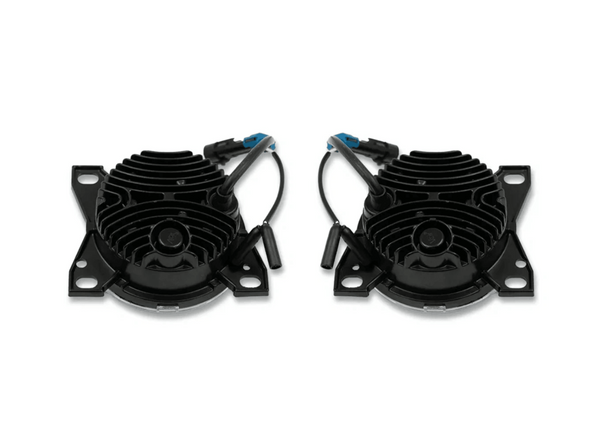 Performance High Power Chrome Housing LED Projector Fog Light Lamp Pair Set for Peterbilt 579/578 - Tacoma Parts Corporation