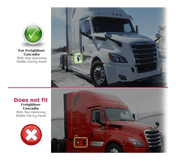 Kozak Middle Fairing Panel Right Side Only (Passenger Side) Sleeper Cab For Freightliner Cascadia 2018+ - Tacoma Parts Corporation