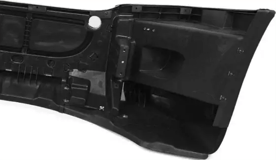 Complete Plastic Chrome Front Bumper No Fog Light Holes for Freightliner Cascadia 2008-2017 - Tacoma Parts Corporation
