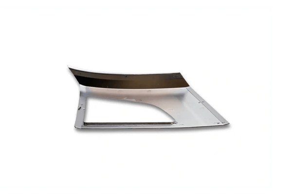KOZAK compatible with Volvo VNL 2018+ Bumper Corners Chrome Trim w/Fog Light Holes Left Driver Side