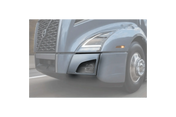 KOZAK compatible with Volvo VNL 2018+ Bumper Corners Chrome Trim w/Fog Light Holes Left Driver Side