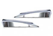 Kozak International Prostar Bumper Corner Right and Left (Passenger and Driver Side) Plastic Chrome PLUS International Logo Emblem, 2x22" Windshield wipers and KOZAK Reflective Vest
