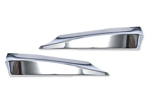 Kozak International Prostar Bumper Corner Right and Left (Passenger and Driver Side) Plastic Chrome PLUS International Logo Emblem, 2x22" Windshield wipers and KOZAK Reflective Vest