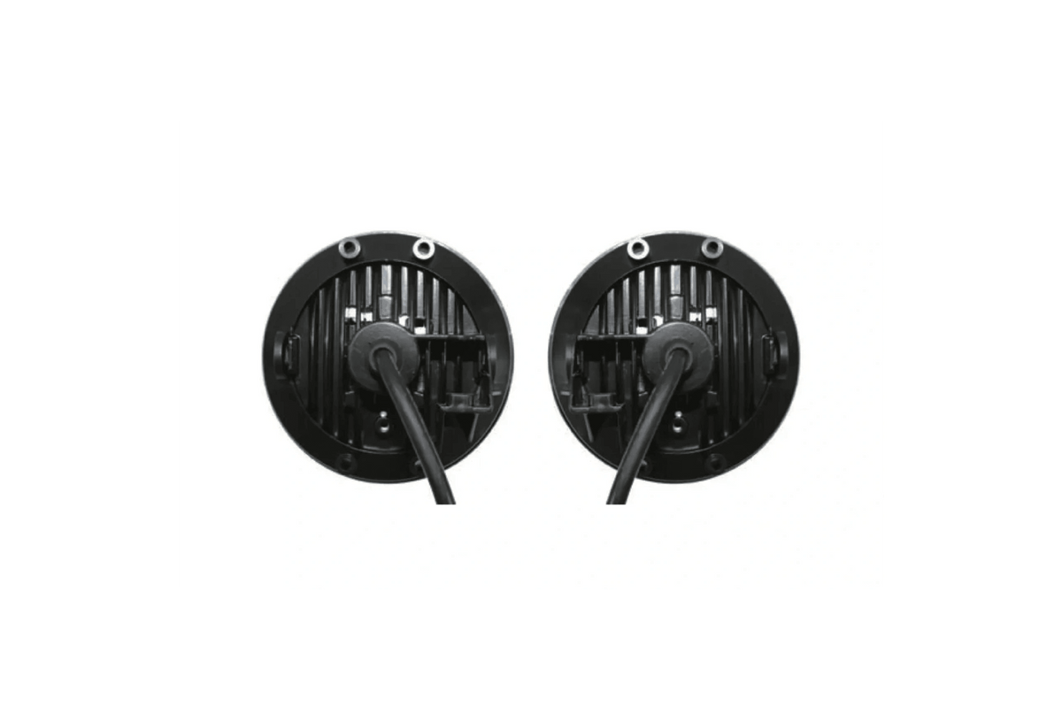 KOZAK LED Fog Light Pair OEM # A66-03653-002/A66-03653-003 compatible with Freightliner Century 2008+ PLUS Logo and Vest