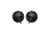KOZAK LED Fog Light Pair OEM # A66-03653-002/A66-03653-003 compatible with Freightliner Century 2008+ PLUS Logo and Vest