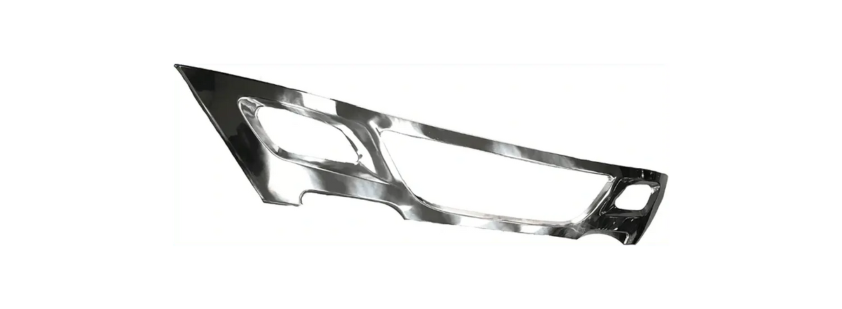 Kozak Plastic Center Bumper Chrome Trim for International Prostar 2002+ - Tacoma Parts Corporation