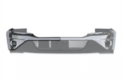 Kozak Chrome Bumper Cover with Fog LAMP Hole (Passenger Right Side) for Kenworth T680 Next GEN 2022 2023+ Plus Logo, 2x22 Windshield Wipers and KOZAK Vest
