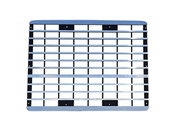 Kozak Replacement Chrome Grille (Manufacturer Part #6MF576M) for Mack CH (1993-2003) CHN (2004-2007) CHU (2008+) Semi Trucks PLUS License Plate Frame, 2x22 Inch Windshield Wipers and Vest