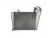 KOZAK Charge Air Cooler for Freightliner FLB Series - Cab Over Models 1994 to Present (CACFR109, 4865300001, 4865305001) PLUS Logo, Wipers, License Plate Frame, 2x Trailer Tail Lights and Vest